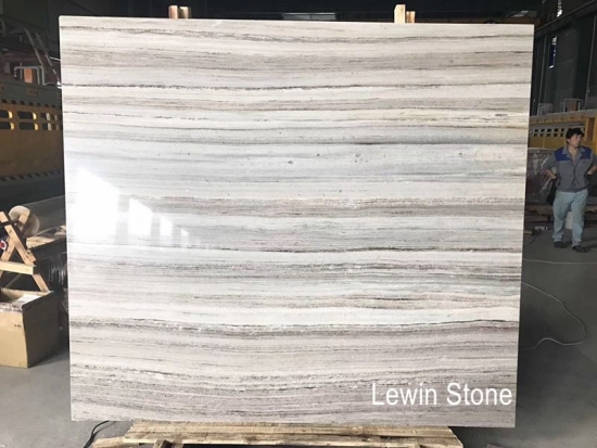 China Wooden crystal  polished marble slab