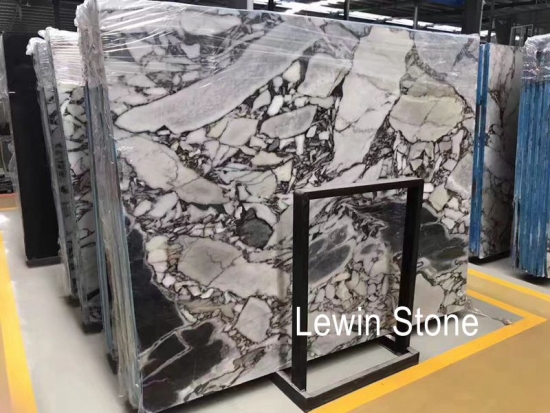 China Multicolor  Polished Marble Slab