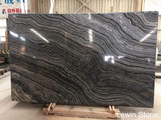 Silver Wave Marble Slabs Tiles