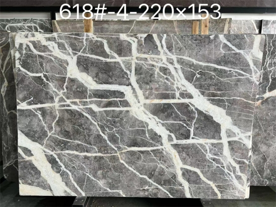 Carso grey marble slabs