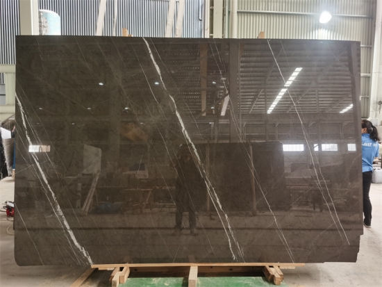 Pietra gray marble slabs