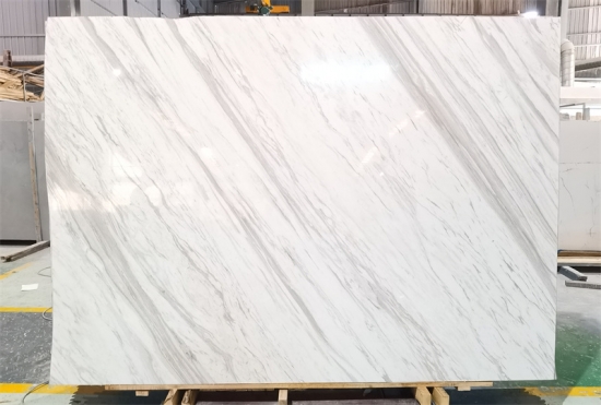 Volakas white marble slabs