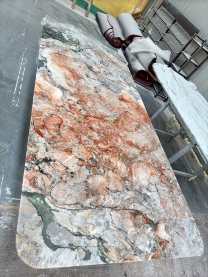 4 seasons pink marble table