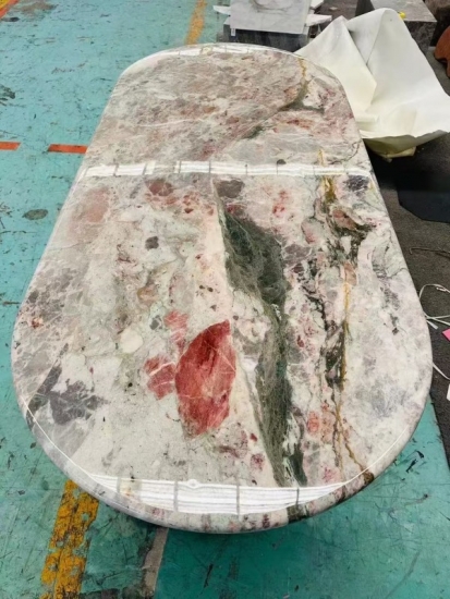 4 seasons pink  marble table